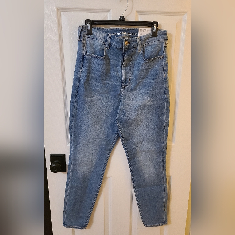 American Eagle Outfitters Blue High Rise Jeggings